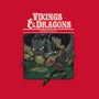 Vikings And Dragons-Mens-Basic-Tee-Betmac