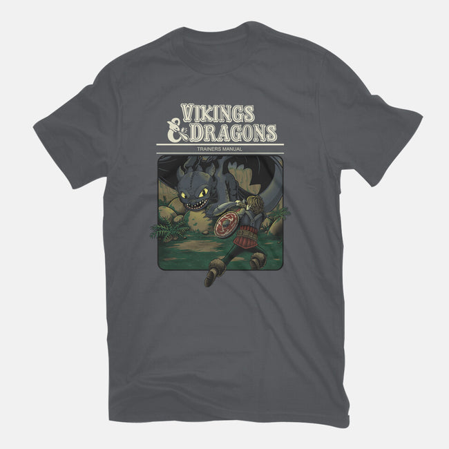 Vikings And Dragons-Mens-Basic-Tee-Betmac