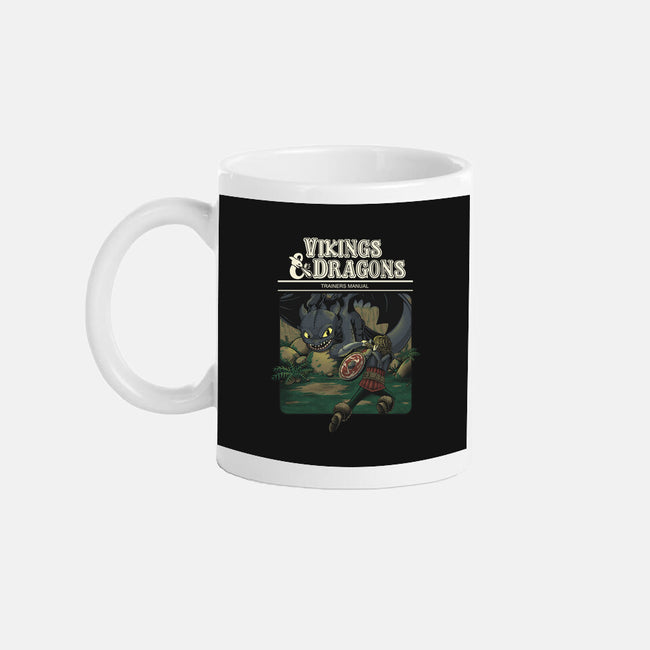 Vikings And Dragons-None-Mug-Drinkware-Betmac