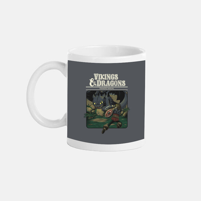 Vikings And Dragons-None-Mug-Drinkware-Betmac