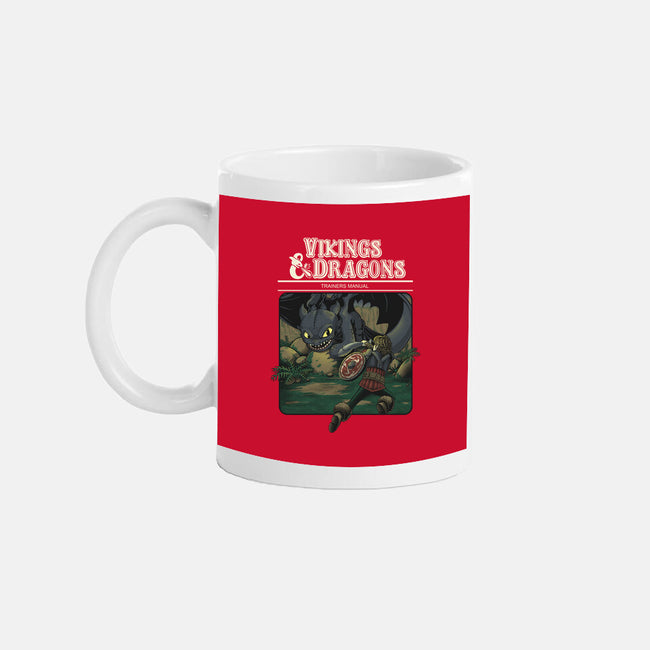Vikings And Dragons-None-Mug-Drinkware-Betmac
