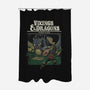 Vikings And Dragons-None-Polyester-Shower Curtain-Betmac