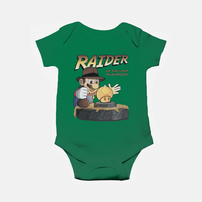 Raider Of The Lost Mushroom-Baby-Basic-Onesie-NMdesign