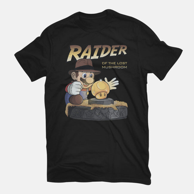 Raider Of The Lost Mushroom-Unisex-Basic-Tee-NMdesign