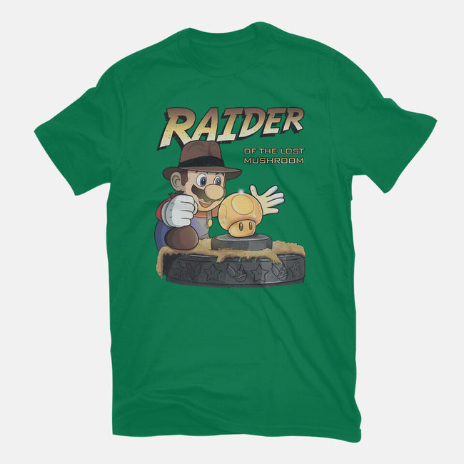 Raider Of The Lost Mushroom-Unisex-Basic-Tee-NMdesign