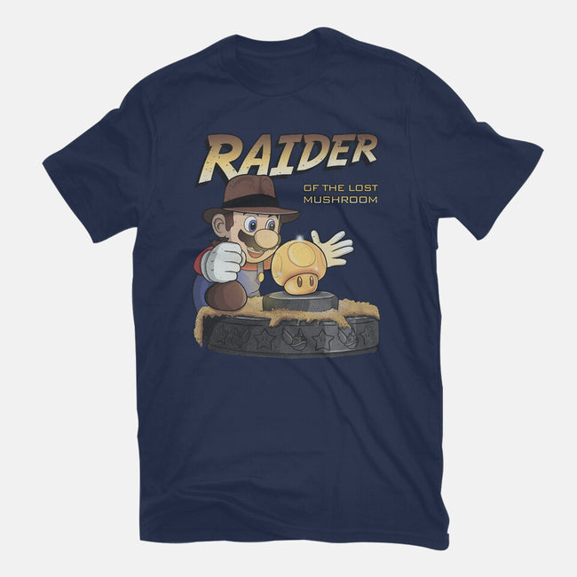 Raider Of The Lost Mushroom-Unisex-Basic-Tee-NMdesign