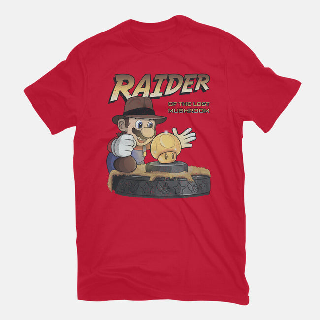 Raider Of The Lost Mushroom-Unisex-Basic-Tee-NMdesign