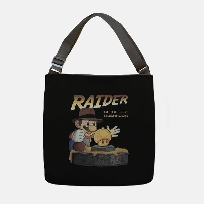 Raider Of The Lost Mushroom-None-Adjustable Tote-Bag-NMdesign