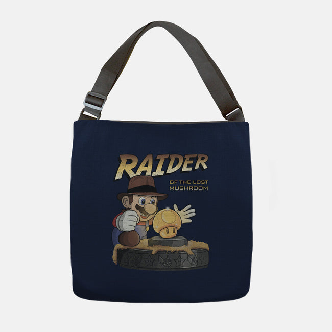 Raider Of The Lost Mushroom-None-Adjustable Tote-Bag-NMdesign