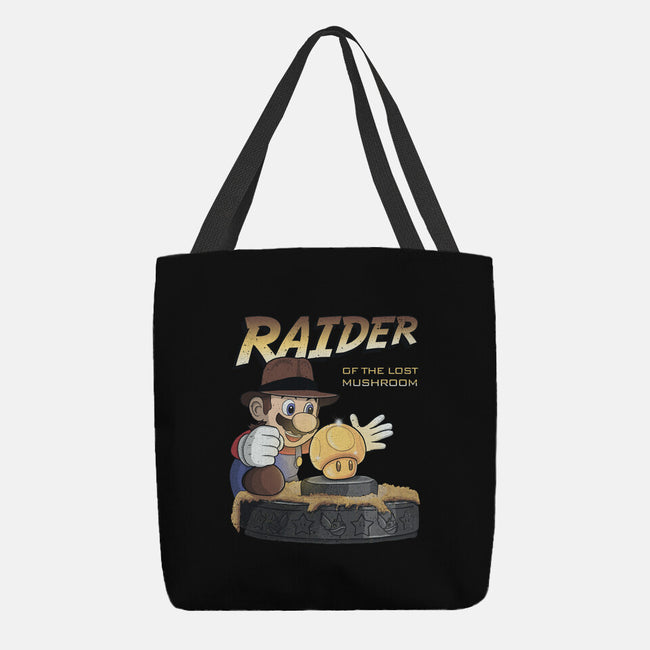 Raider Of The Lost Mushroom-None-Basic Tote-Bag-NMdesign