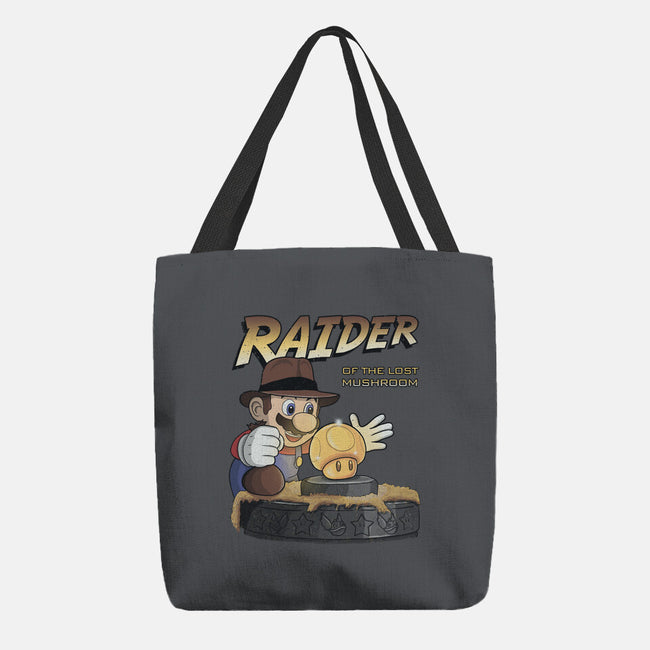 Raider Of The Lost Mushroom-None-Basic Tote-Bag-NMdesign