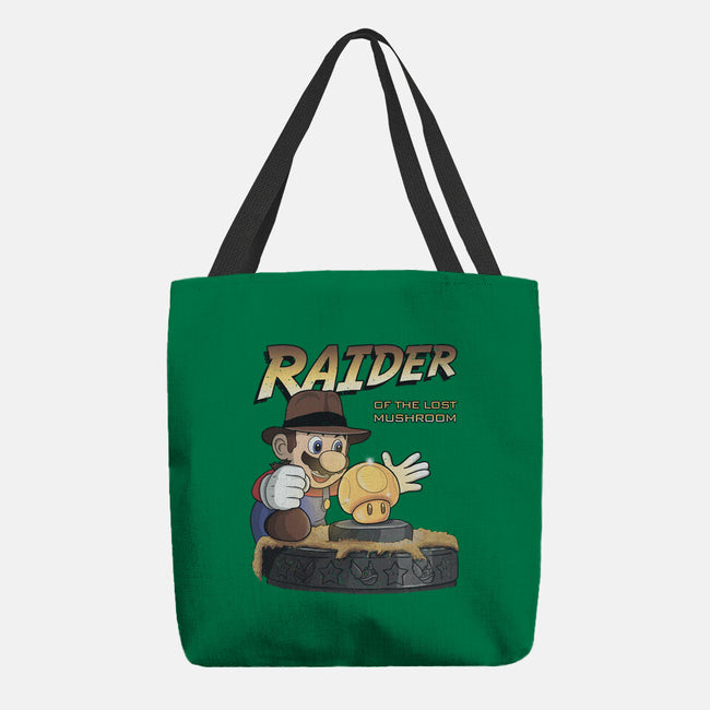 Raider Of The Lost Mushroom-None-Basic Tote-Bag-NMdesign