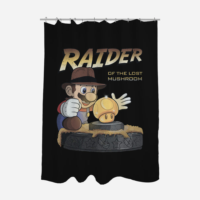 Raider Of The Lost Mushroom-None-Polyester-Shower Curtain-NMdesign