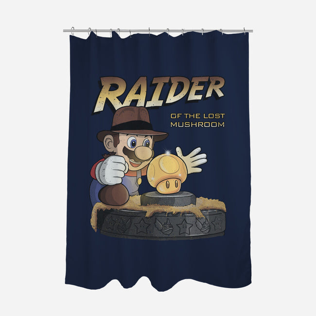 Raider Of The Lost Mushroom-None-Polyester-Shower Curtain-NMdesign