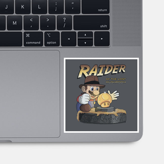 Raider Of The Lost Mushroom-None-Glossy-Sticker-NMdesign
