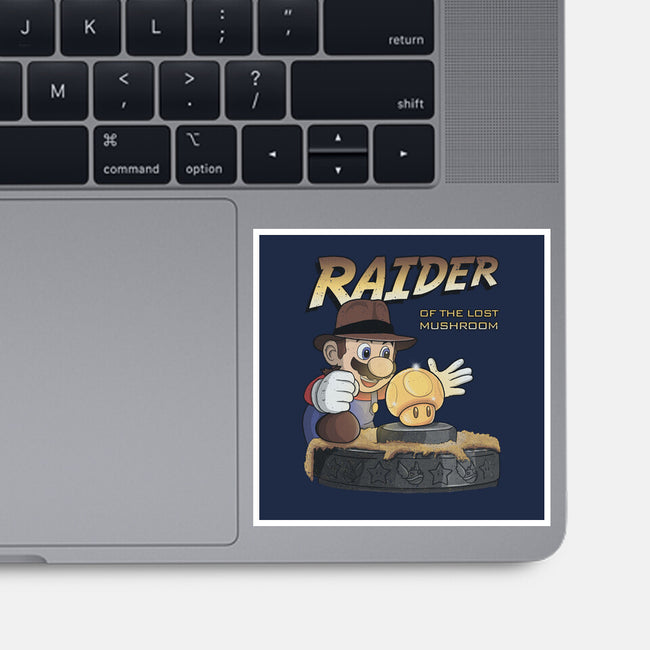 Raider Of The Lost Mushroom-None-Glossy-Sticker-NMdesign