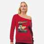 Raider Of The Lost Mushroom-Womens-Off Shoulder-Sweatshirt-NMdesign