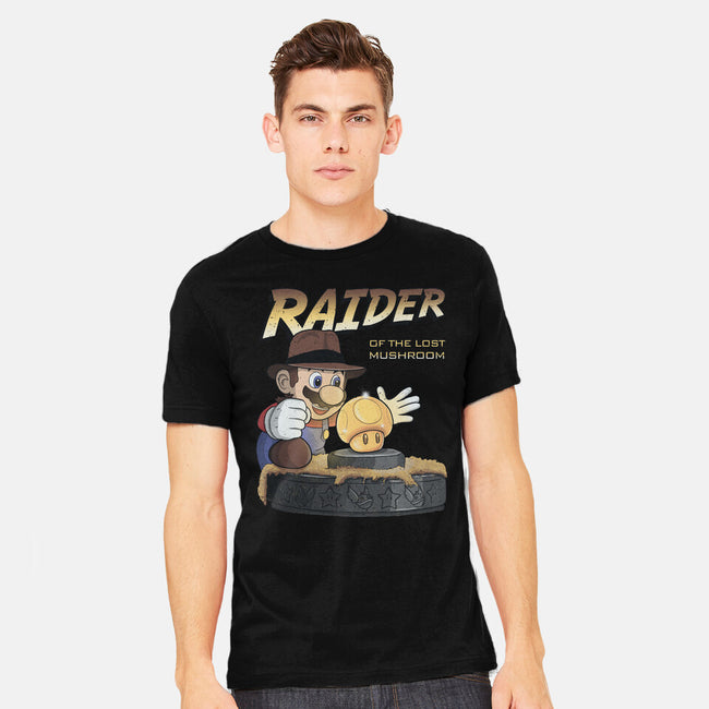 Raider Of The Lost Mushroom-Mens-Heavyweight-Tee-NMdesign