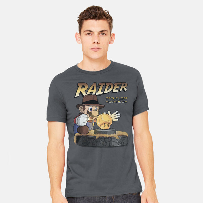 Raider Of The Lost Mushroom-Mens-Heavyweight-Tee-NMdesign