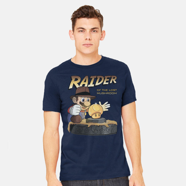 Raider Of The Lost Mushroom-Mens-Heavyweight-Tee-NMdesign