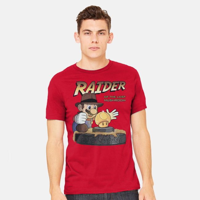 Raider Of The Lost Mushroom-Mens-Heavyweight-Tee-NMdesign