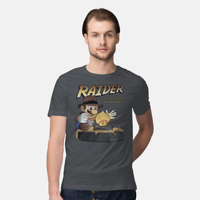 Raider Of The Lost Mushroom-Mens-Premium-Tee-NMdesign