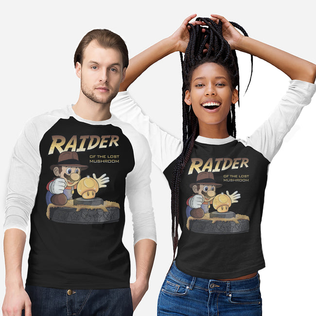 Raider Of The Lost Mushroom-Unisex-Baseball-Tee-NMdesign