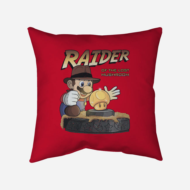 Raider Of The Lost Mushroom-None-Removable Cover w Insert-Throw Pillow-NMdesign