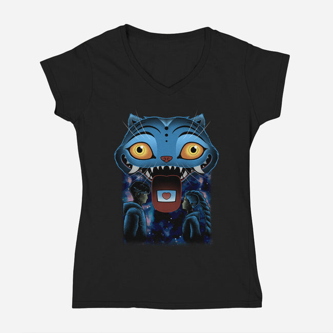 Derpy’s Love Ritual-Womens-V-Neck-Tee-Astrobot Invention