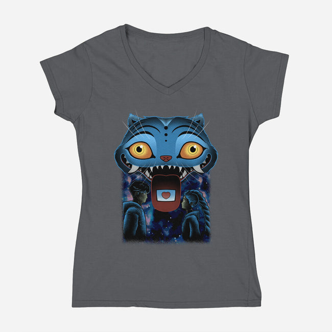Derpy’s Love Ritual-Womens-V-Neck-Tee-Astrobot Invention