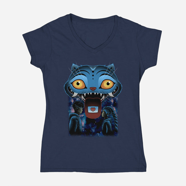 Derpy’s Love Ritual-Womens-V-Neck-Tee-Astrobot Invention
