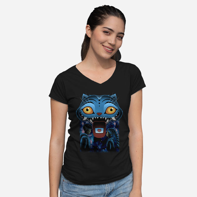 Derpy’s Love Ritual-Womens-V-Neck-Tee-Astrobot Invention