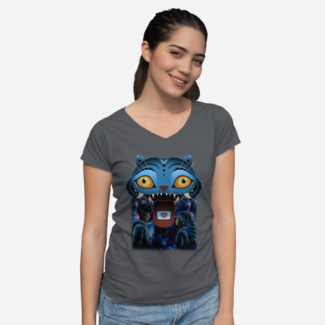 Derpy’s Love Ritual-Womens-V-Neck-Tee-Astrobot Invention