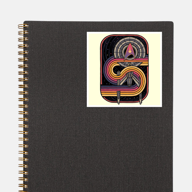 Retro Voyage-None-Glossy-Sticker-glitchygorilla