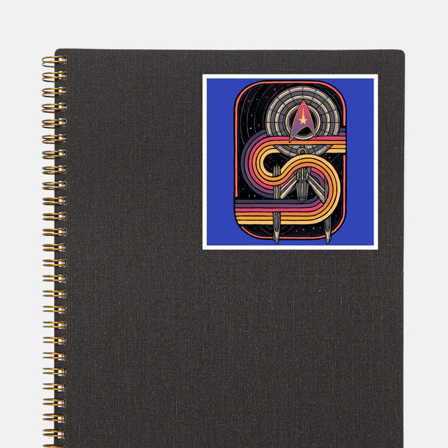 Retro Voyage-None-Glossy-Sticker-glitchygorilla