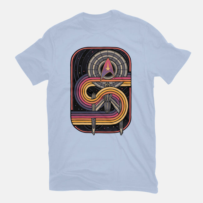 Retro Voyage-Womens-Fitted-Tee-glitchygorilla