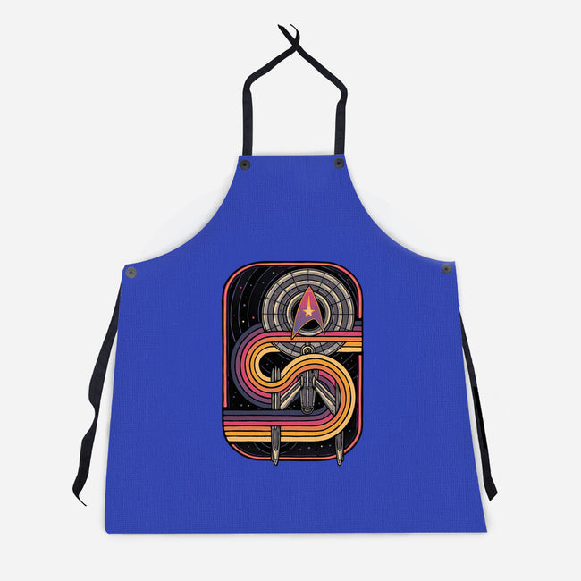 Retro Voyage-Unisex-Kitchen-Apron-glitchygorilla