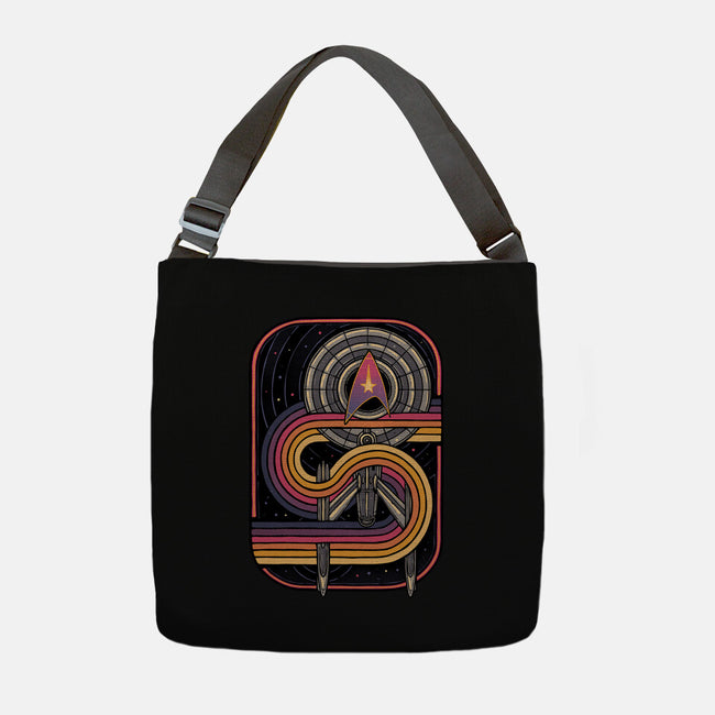 Retro Voyage-None-Adjustable Tote-Bag-glitchygorilla
