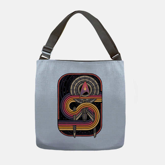 Retro Voyage-None-Adjustable Tote-Bag-glitchygorilla