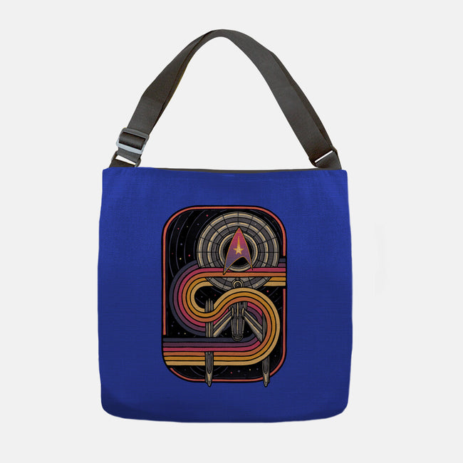 Retro Voyage-None-Adjustable Tote-Bag-glitchygorilla