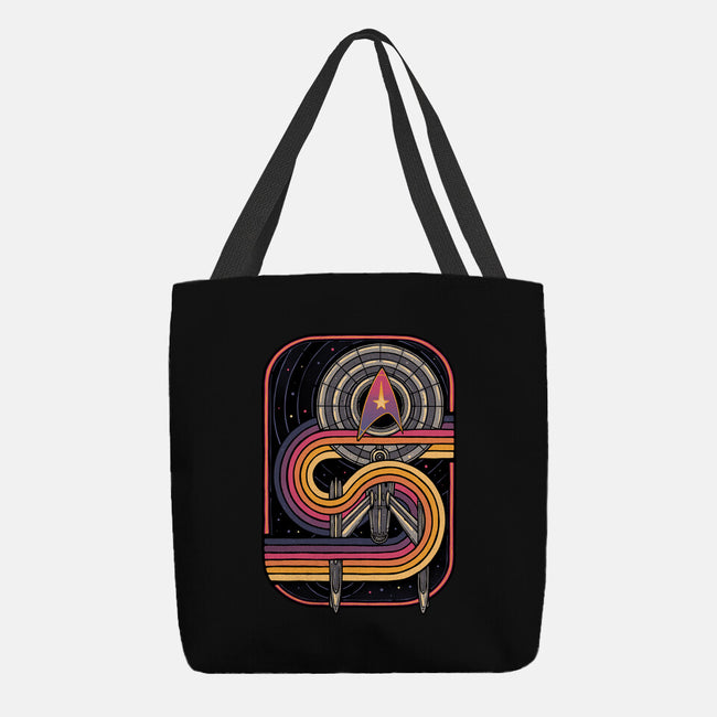 Retro Voyage-None-Basic Tote-Bag-glitchygorilla