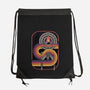 Retro Voyage-None-Drawstring-Bag-glitchygorilla