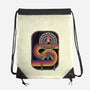 Retro Voyage-None-Drawstring-Bag-glitchygorilla