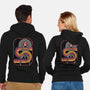 Retro Voyage-Unisex-Zip-Up-Sweatshirt-glitchygorilla