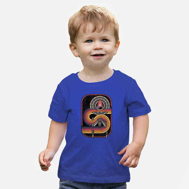 Retro Voyage-Baby-Basic-Tee-glitchygorilla