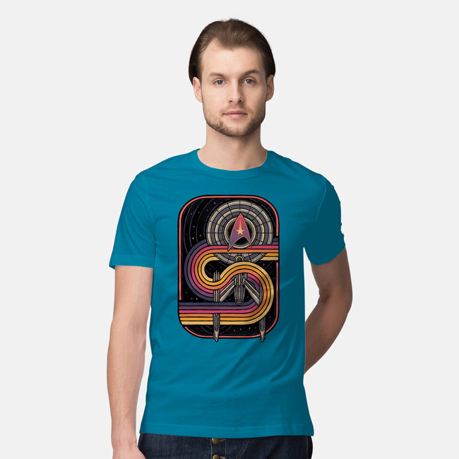 Retro Voyage-Mens-Premium-Tee-glitchygorilla