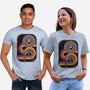 Retro Voyage-Unisex-Basic-Tee-glitchygorilla
