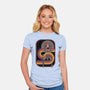 Retro Voyage-Womens-Fitted-Tee-glitchygorilla