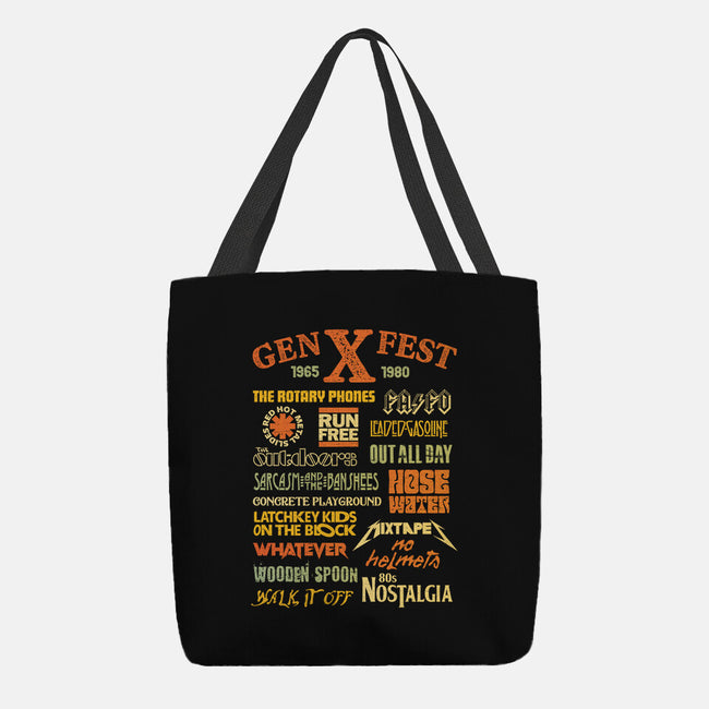 Gen X Fest-None-Basic Tote-Bag-kg07