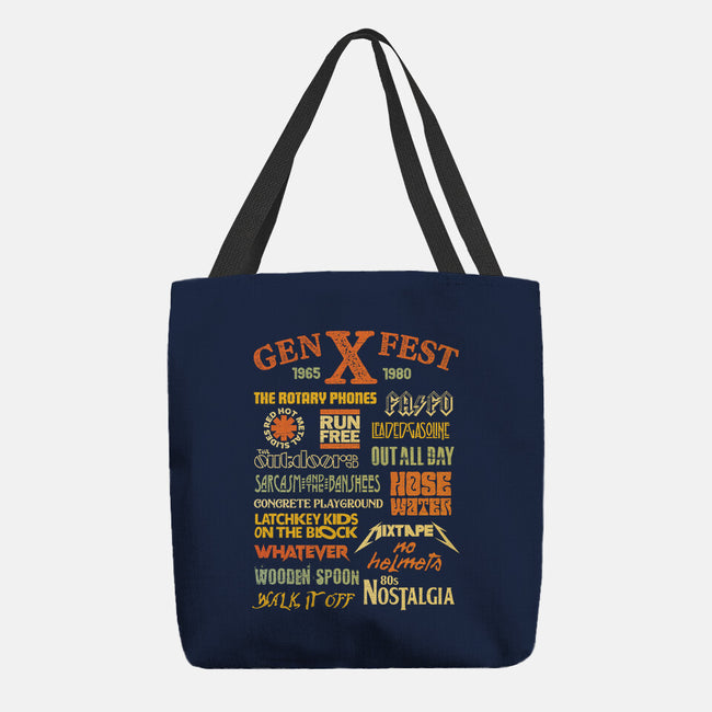 Gen X Fest-None-Basic Tote-Bag-kg07